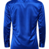 ZELQUAR Men’s Premium Satin Shirt – Royal Blue