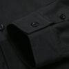 ZELQUAR™ Men’s Premium Satin Shirt – Classic Black