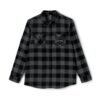 10471807860239132349_2048.jpeg ZELQUAR™ Black & Gray Buffalo Plaid Flannel Shirt