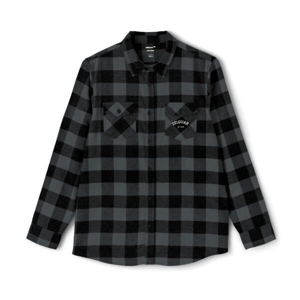 10471807860239132349_2048.jpeg ZELQUAR™ Black & Gray Buffalo Plaid Flannel Shirt