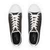 12476583818333479751_2048.jpeg ZELQUAR™ Low Top Sneakers — Classic Black Canvas Men’s Sneakers with Subtle 'ZELQUAR' Side Text