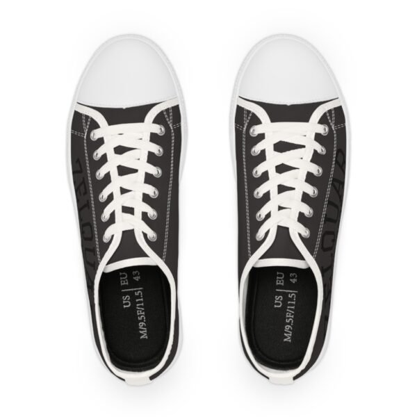 12476583818333479751_2048.jpeg ZELQUAR™ Low Top Sneakers — Classic Black Canvas Men’s Sneakers with Subtle 'ZELQUAR' Side Text