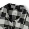 12685718798360523692_2048.jpeg ZELQUAR™ Black & White Buffalo Plaid Flannel Shirt