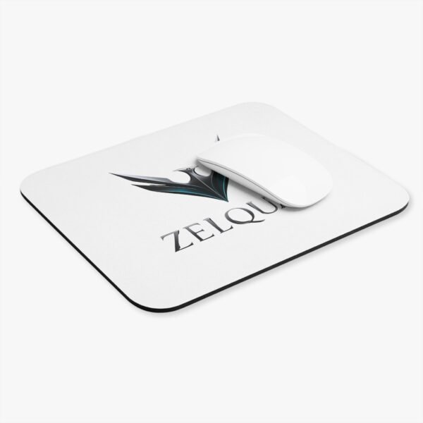 12948615646048597258_2048.jpeg Zelquar Logo Gaming Mouse Pad — Sleek Metallic Emblem Rectangle