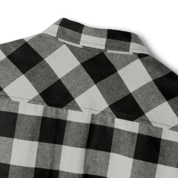 14525576199471356345_2048.jpeg ZELQUAR™ Black & White Buffalo Plaid Flannel Shirt