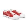 14643934252671857722_2048.jpeg ZELQUAR™ Red Low Top Sneakers — Men's Casual Canvas Shoes