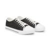 14692959786929319504_2048.jpeg ZELQUAR™ Low Top Sneakers — Classic Black Canvas Men’s Sneakers with Subtle 'ZELQUAR' Side Text