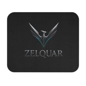 Zelquar™ Metallic Phoenix Rectangle Mouse Pad — Gaming Desk Mat