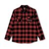 ZELQUAR™ Signature Men's Flannel Shirt (Red/Black)