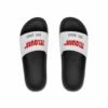 18057371490238846716_2048.jpeg ZELQUAR™ Men's Slide Sandals — White Strap with Red 'ZELOUAR' Logo & "EST. 2025"