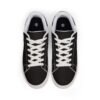 ZELQUAR™ Men's Classic Black Leather Low-Top Sneakers — Casual Everyday Comfort