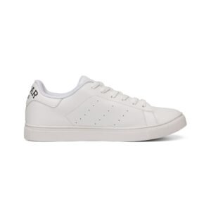 2656273091550619363_2048.jpeg Men's White Leather Low-Top Sneakers — Classic Minimalist Casual Shoes