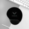 Zelquar™ Logo Ergonomic Mouse Pad with Wrist Rest — Comfortable Gaming & Office Desk Pad