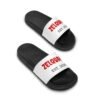 8063981681985735288_2048.jpeg ZELQUAR™ Men's Slide Sandals — White Strap with Red 'ZELOUAR' Logo & "EST. 2025"