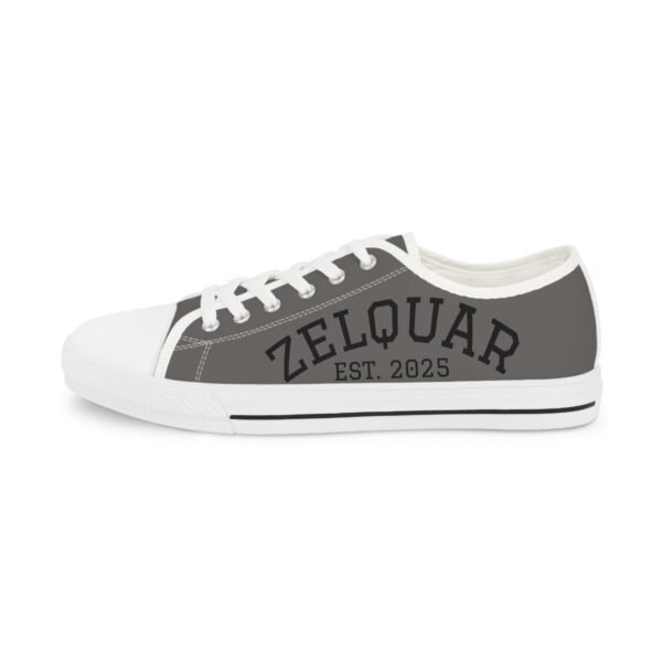 8812892837654376339_2048.jpeg ZELQUAR™ Canvas Low Top Sneakers — "ZELQUAR EST. 1995" Retro Gray