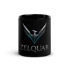 ZELQUAR™ Signature Black Glossy Mug