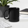 ZELQUAR™ Signature Black Glossy Mug
