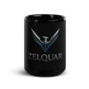 ZELQUAR™ Signature Black Glossy Mug