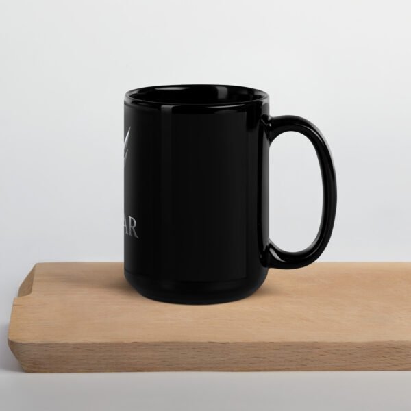 ZELQUAR™ Signature Black Glossy Mug