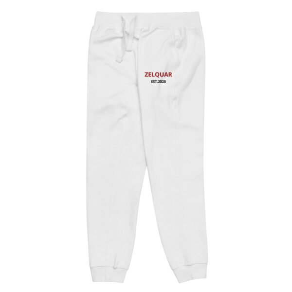 unisex-fleece-sweatpants-white-front-left-6a0e9f119a2db.jpg Zelquar™ Signature Men's Heavy-weight sweatpants