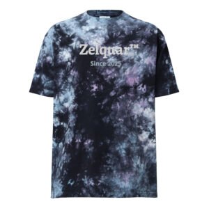 Zelquar™ Oversized tie-dye t-shirt