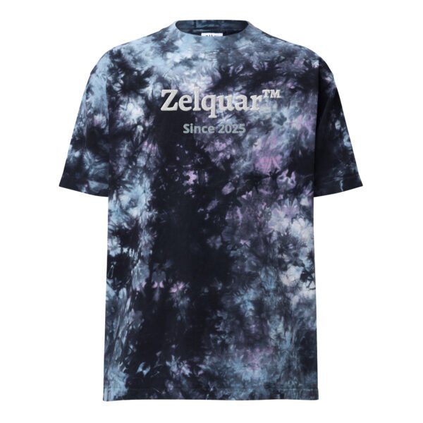 Zelquar™ Oversized tie-dye t-shirt