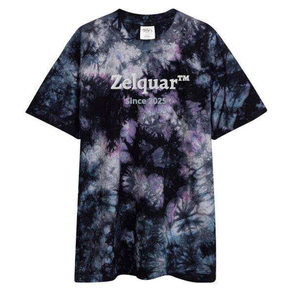 Zelquar™ Oversized tie-dye t-shirt