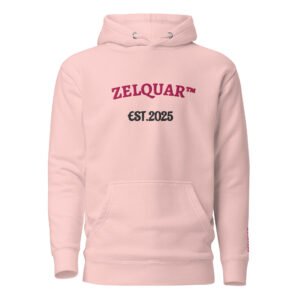 unisex-premium-pullover-hoodie-light-pink-front-6a1a86538f85c.jpg ZELQUAR™ Signature Women's Hoodie with embroidery