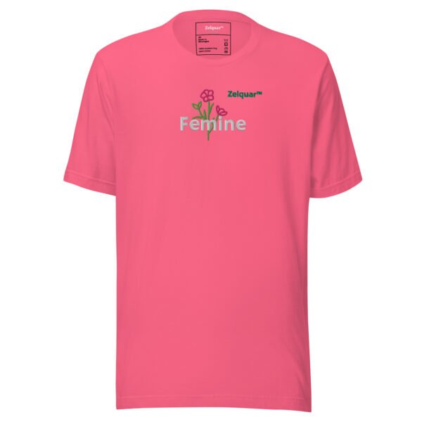 unisex-staple-t-shirt-charity-pink-front-6a0829de01c61.jpg Zelquar Femine Women's t-shirt