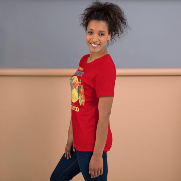 unisex-staple-t-shirt-red-left-6a05b6549f918.jpg Zelquar™ Unisex t-shirt