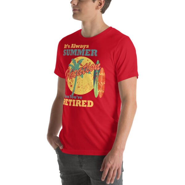 unisex-staple-t-shirt-red-left-front-6a05b654a4d49.jpg Zelquar™ Unisex t-shirt