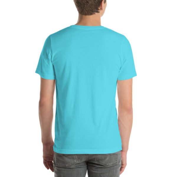 unisex-staple-t-shirt-turquoise-back-6a05b654a78a8.jpg Zelquar™ Unisex t-shirt