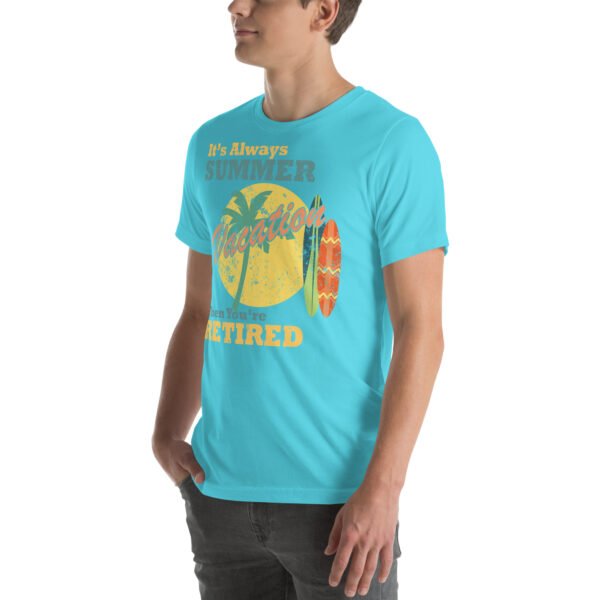 unisex-staple-t-shirt-turquoise-left-front-6a05b654a50c0.jpg Zelquar™ Unisex t-shirt