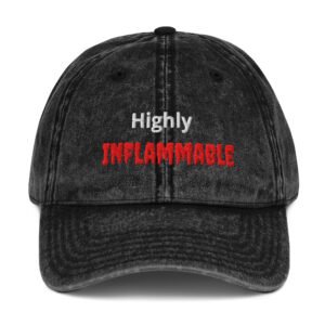 Zelquar™ Men's Highly INFLAMMABLE Cotton Twill Cap