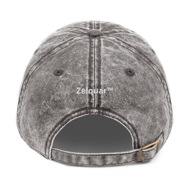 vintage-cap-charcoal-grey-back-6a0594c536ea6.jpg Women's Vintage Cotton Twill Cap zelquar™