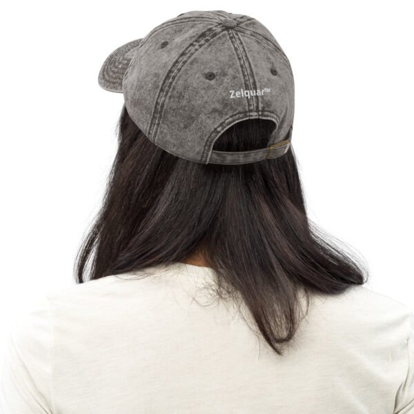vintage-cap-charcoal-grey-left-back-6a0594c53873a.jpg Women's Vintage Cotton Twill Cap zelquar™