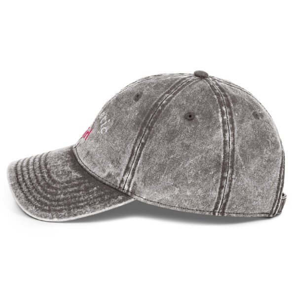 vintage-cap-charcoal-grey-left-side-6a0594c535df2.jpg Women's Vintage Cotton Twill Cap zelquar™