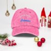 vintage-cap-pink-front-6a04d2d6c3264.jpg Zelquar™ Women's Vintage Cotton Twill Cap