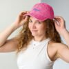 vintage-cap-pink-front-6a04d2d6c3c2e.jpg Zelquar™ Women's Vintage Cotton Twill Cap