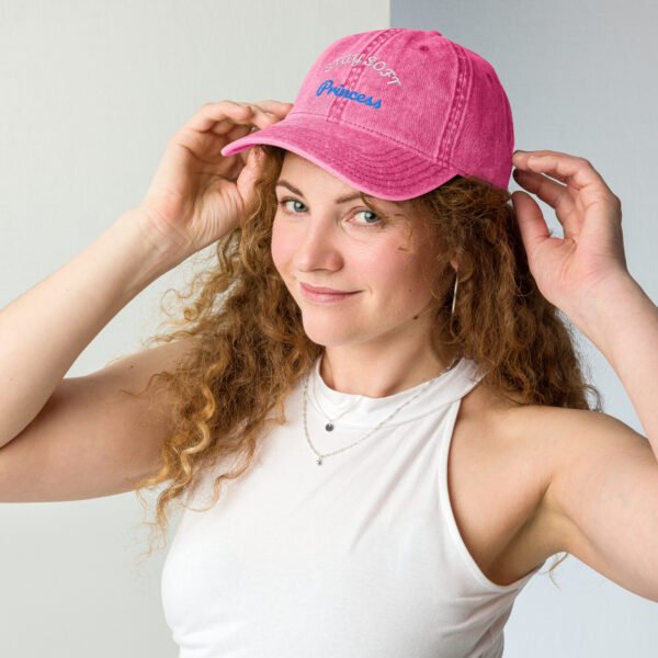 vintage-cap-pink-front-6a04d2d6c3c2e.jpg Zelquar™ Women's Vintage Cotton Twill Cap