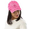 vintage-cap-pink-front-6a0594c5377d3.jpg Women's Vintage Cotton Twill Cap zelquar™