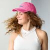 vintage-cap-pink-left-6a04d2d6c4618.jpg Zelquar™ Women's Vintage Cotton Twill Cap