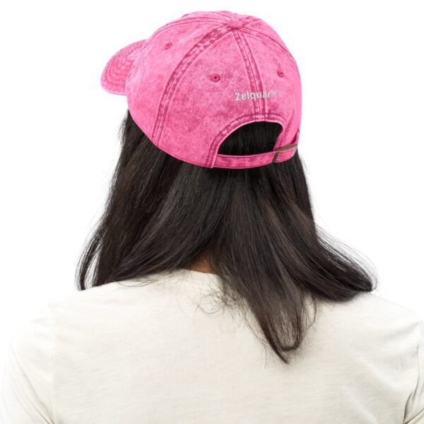 vintage-cap-pink-left-back-6a0594c538811.jpg Women's Vintage Cotton Twill Cap zelquar™