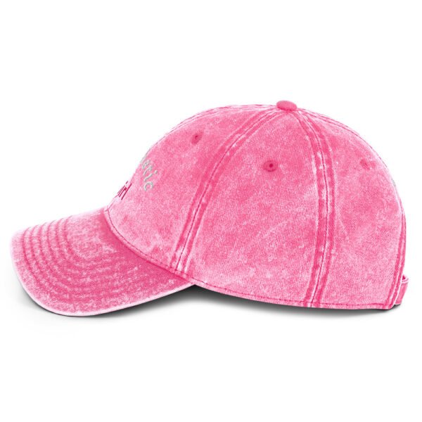 vintage-cap-pink-left-side-6a0594c535f0c.jpg Women's Vintage Cotton Twill Cap zelquar™