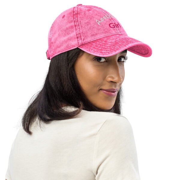 vintage-cap-pink-right-front-6a0594c537fef.jpg Women's Vintage Cotton Twill Cap zelquar™