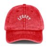 vintage-cap-red-front-6a081bf1a2eb8.jpg Zelquar™ Men's Vintage Cotton Twill Cap