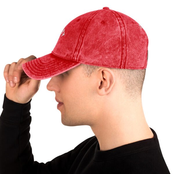 vintage-cap-red-left-6a081bf1a52a2.jpg Zelquar™ Men's Vintage Cotton Twill Cap