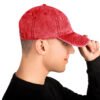 vintage-cap-red-right-6a081bf1a5797.jpg Zelquar™ Men's Vintage Cotton Twill Cap