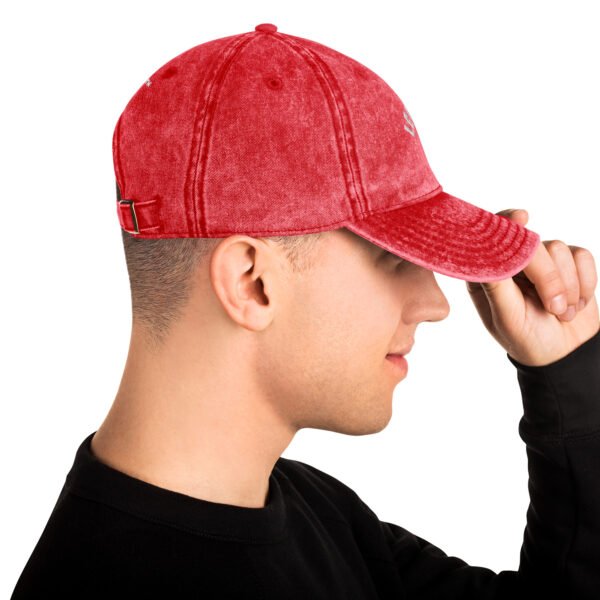 vintage-cap-red-right-6a081bf1a5797.jpg Zelquar™ Men's Vintage Cotton Twill Cap