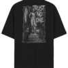 ZELQUAR™ TRUST NO ONE Heavyweight Oversized T-Shirt | 7.5 oz Premium Streetwear Tee